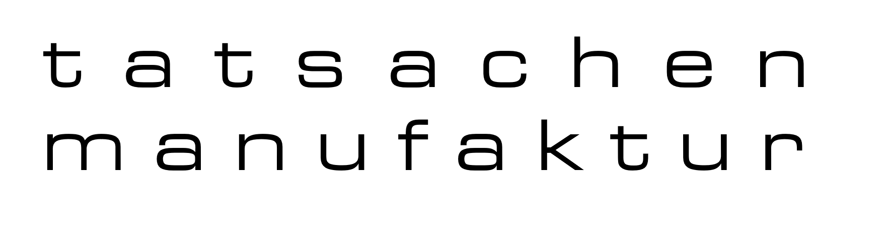 Logo Tatsachenmanufaktur; Tatsachenmanufaktur; Ronft; Eventpsychologie; Eventpsychology; Event psychology